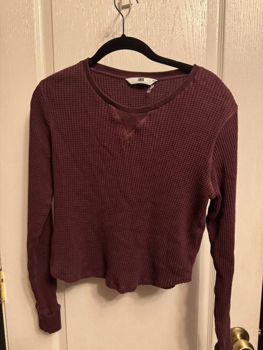 Lunya Wafflesoft Long Sleeve Crew - NWOT